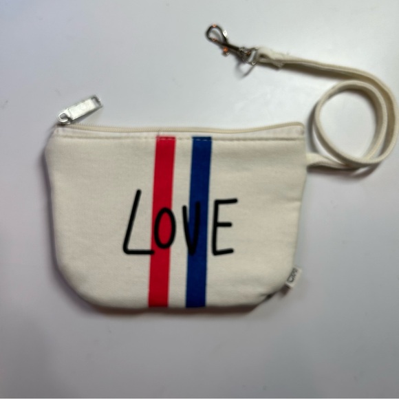 Ellen Degeneres LOVE clutch wristlet insulated dog treat bag. - Picture 6 of 7